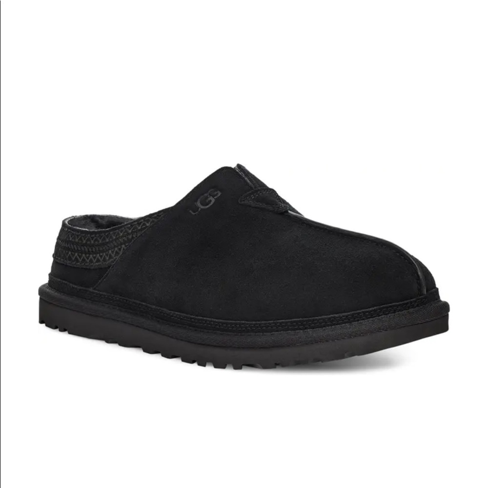 - MEN UGG NEUMAN BLACK SLIP ON SLIPPERS #7
